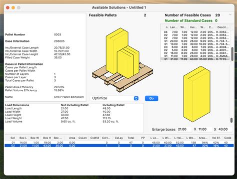 Onpallet.com/ free online pallet calculator .